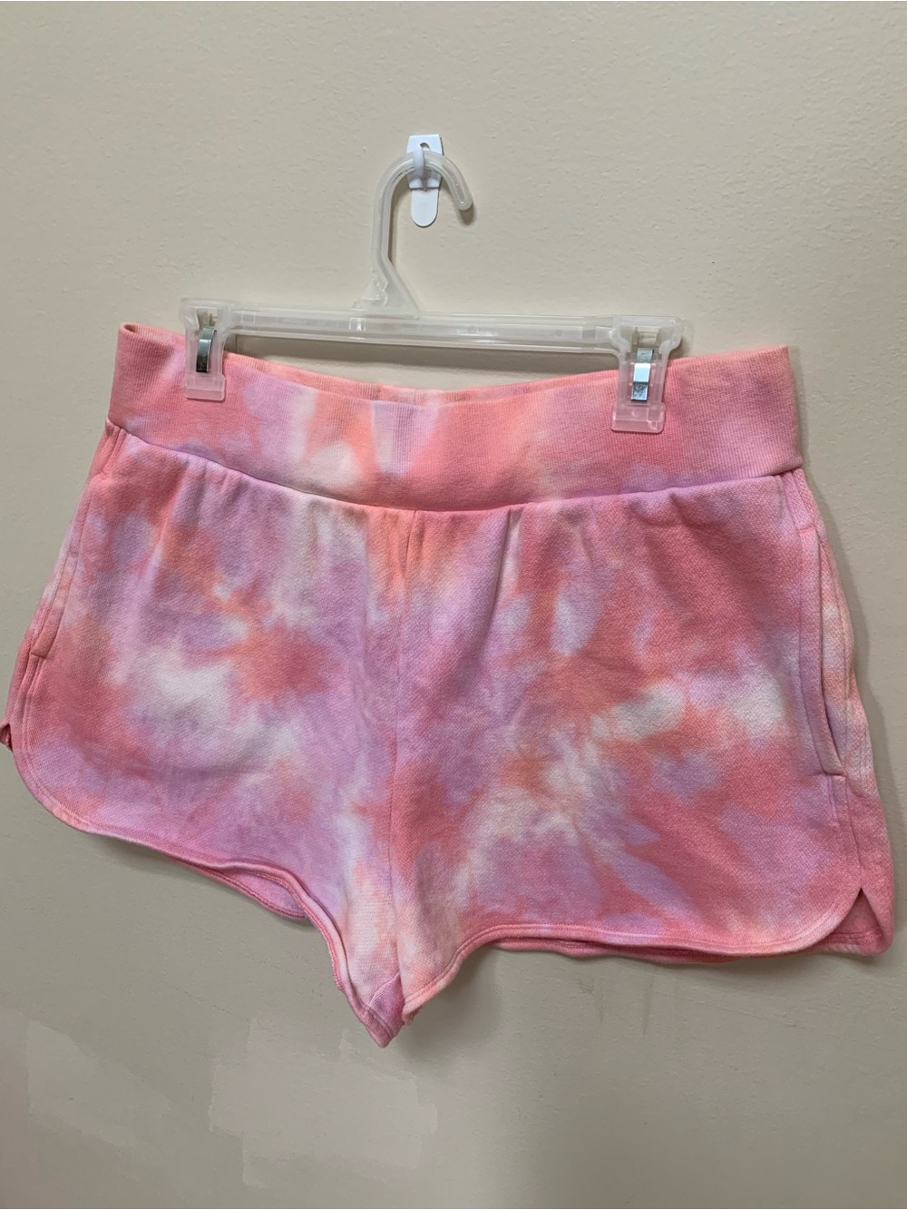 Tie-Dye Pink Women's Lounge Shorts